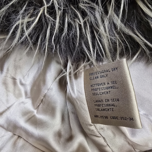 Weatherproof Garment Co. Vtg  Suede Leather Tan Embroidered Penny Lane Coat M - Picture 12 of 17